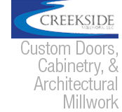 Studio 4 Showroom carries Creekside Millworks doors and cabinetry